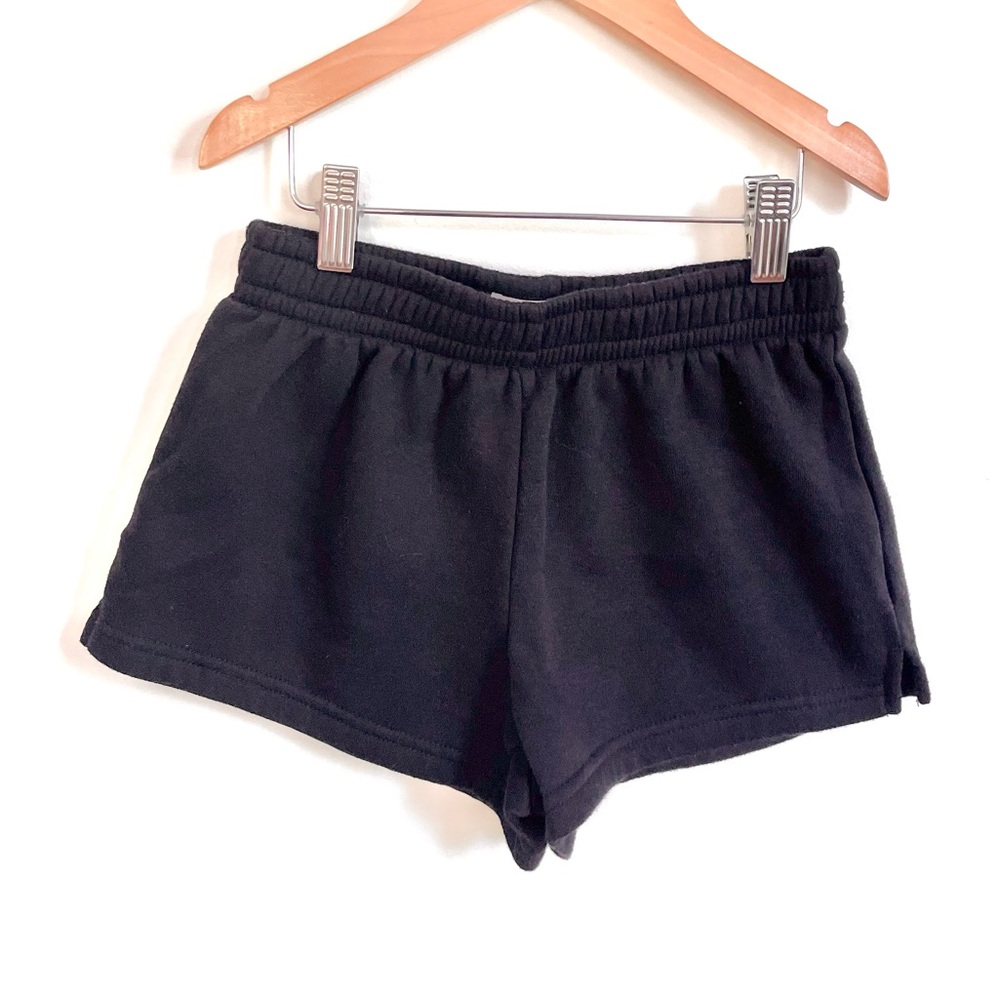 4/$20💥Girls Athletic Sweatshorts Sweatpant Material Shorts, Classic Black